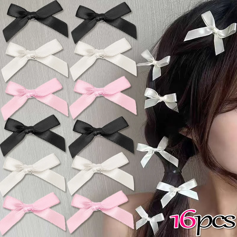 Colors Silk Ribbon Bowknot Hair Clip Accessories - Uniqwear