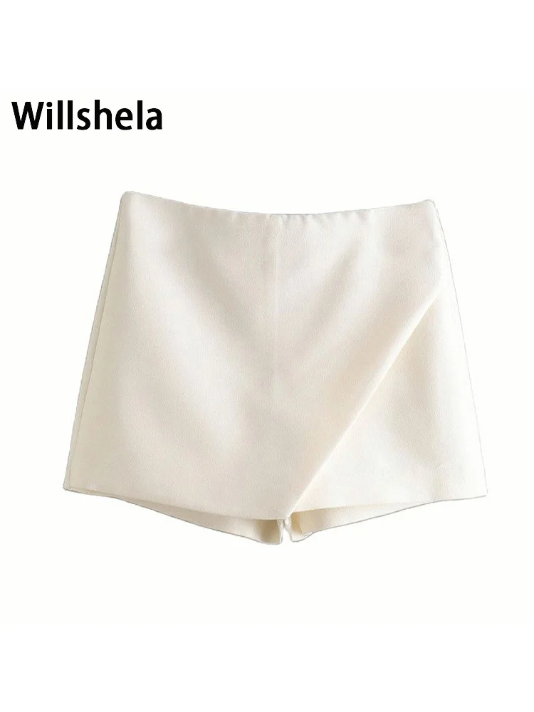 Women Fashion Asymmetrical Shorts Skirts - Uniqwear