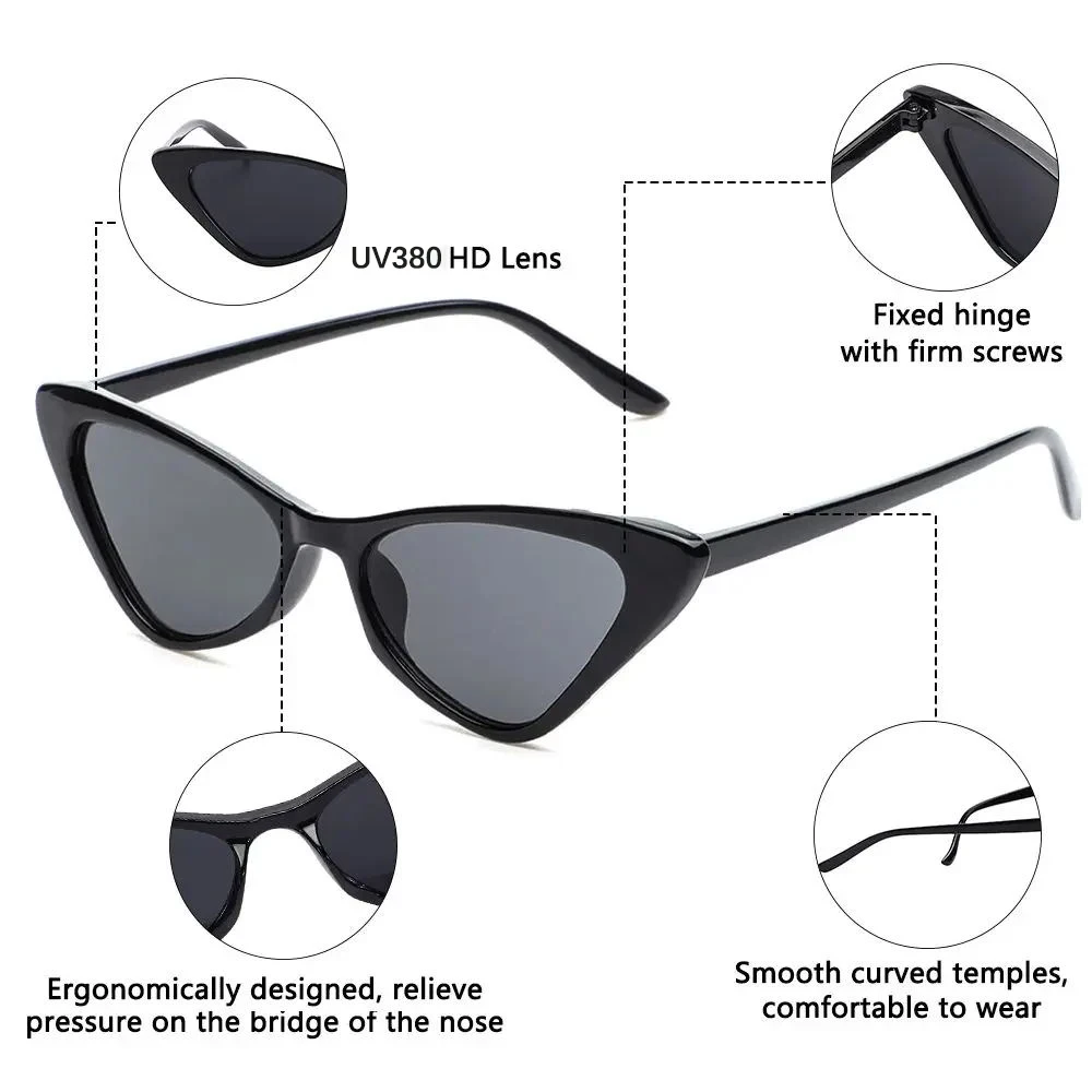 Cat Eye Sunglasses Woman Fashion Designer Vintage - Uniqwear