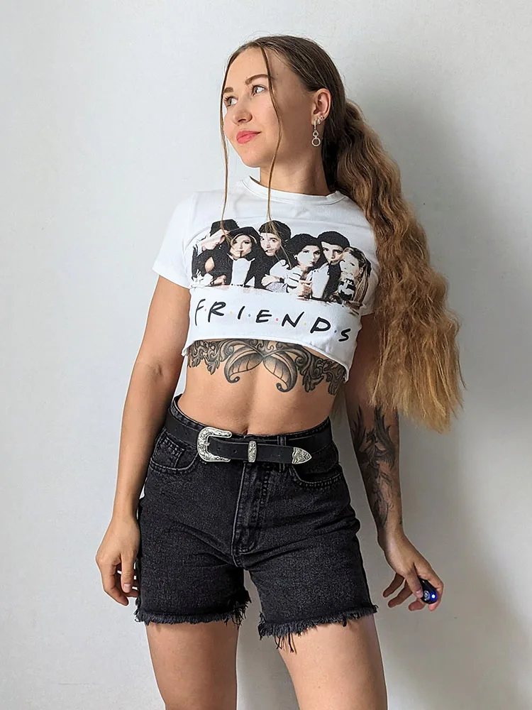 Women's Denim Shorts Summer High Waist Casual - Uniqwear