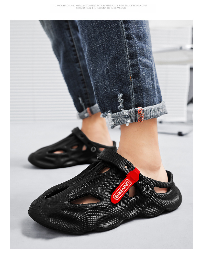 Summer Men Slippers Comfortable Platform Outdoor Sandals - Uniqwear