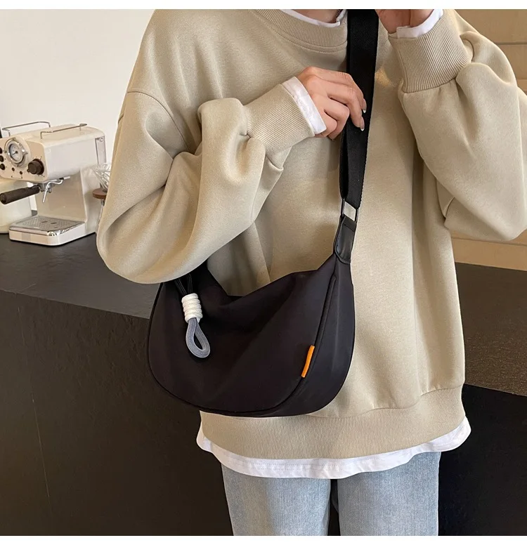 New Crossbody Bag Simple Wide Shoulder Strap Design - Uniqwear