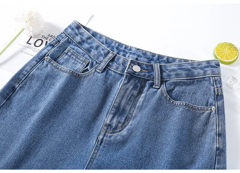 High Waisted Jeans Shorts Women - Uniqwear