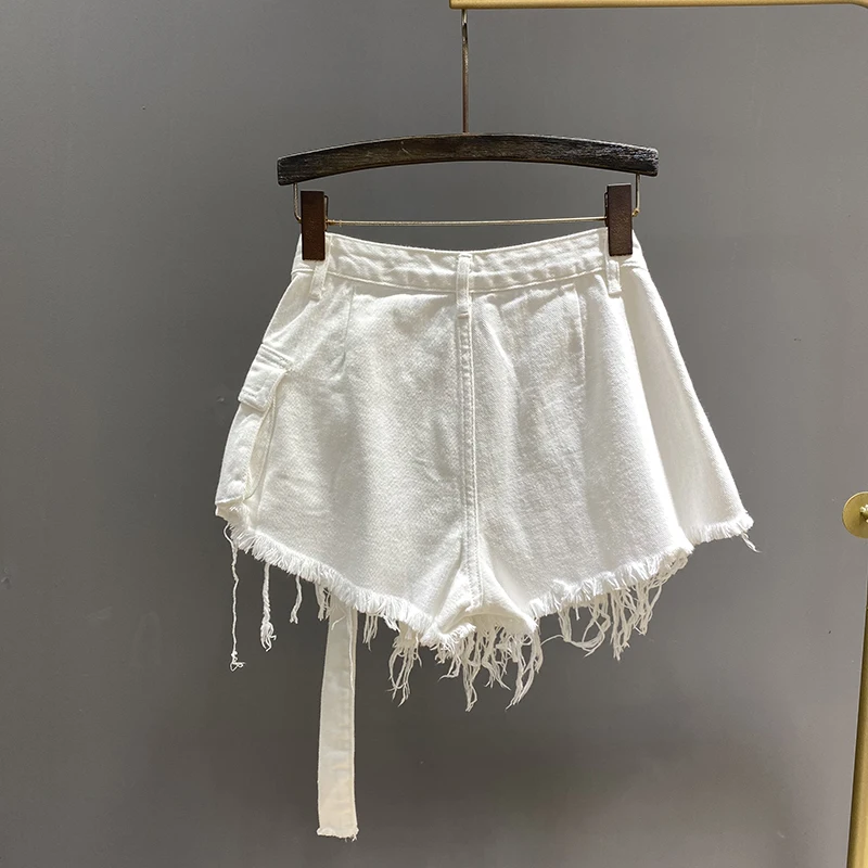Irregular Denim Skirt Women's Summer High Waist Mini Skirts - Uniqwear