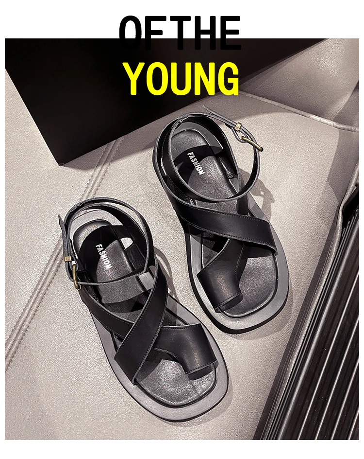 Sandals Women Genuine Leather - Uniqwear