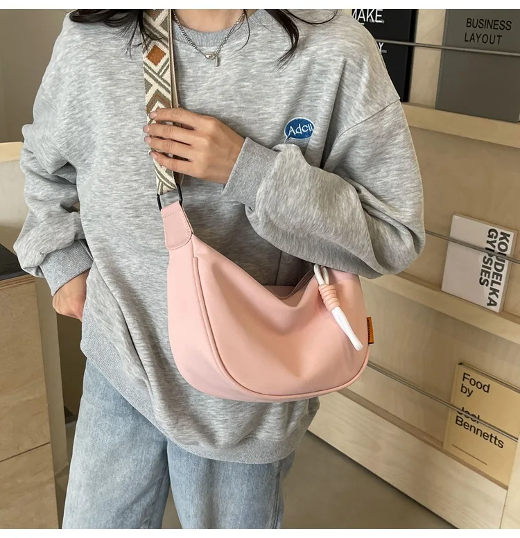New Crossbody Bag Simple Wide Shoulder Strap Design - Uniqwear
