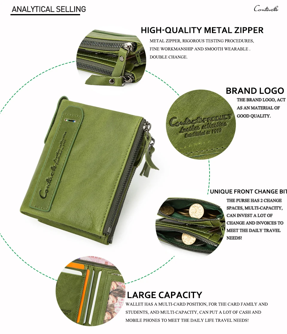 Genuine Leather Wallets for Women - Uniqwear