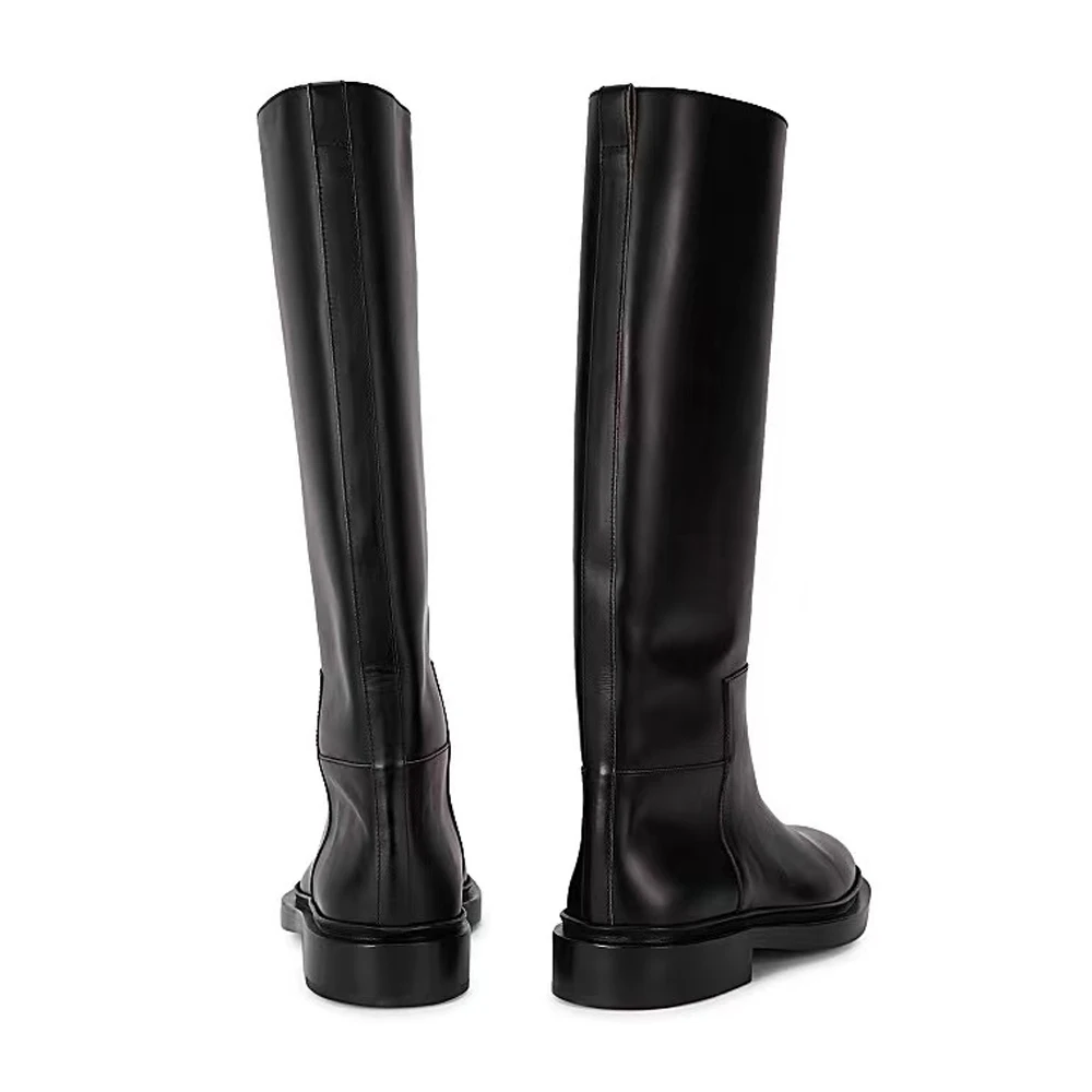 Women Knee High Boots Genuine Leather - Uniqwear