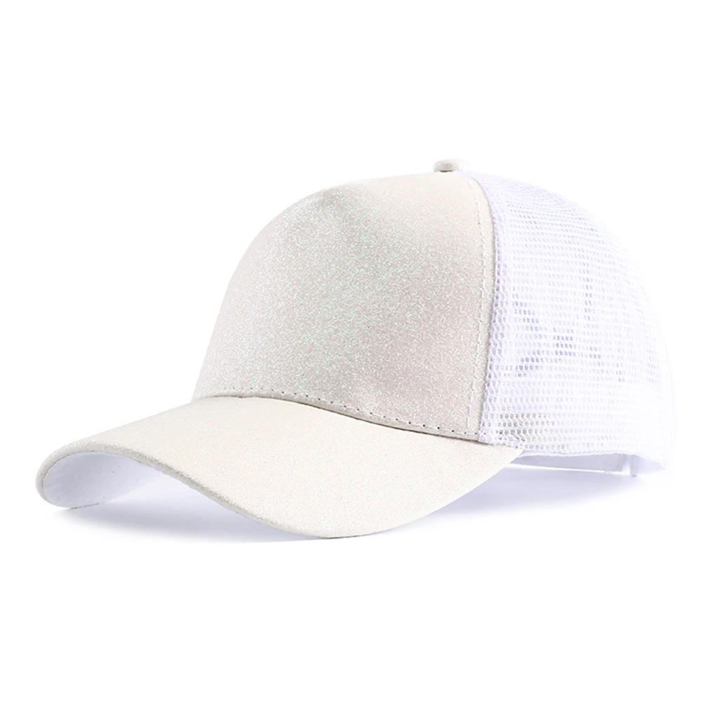 Summer Glitter High Ponytail Baseball Cap for Women - Uniqwear