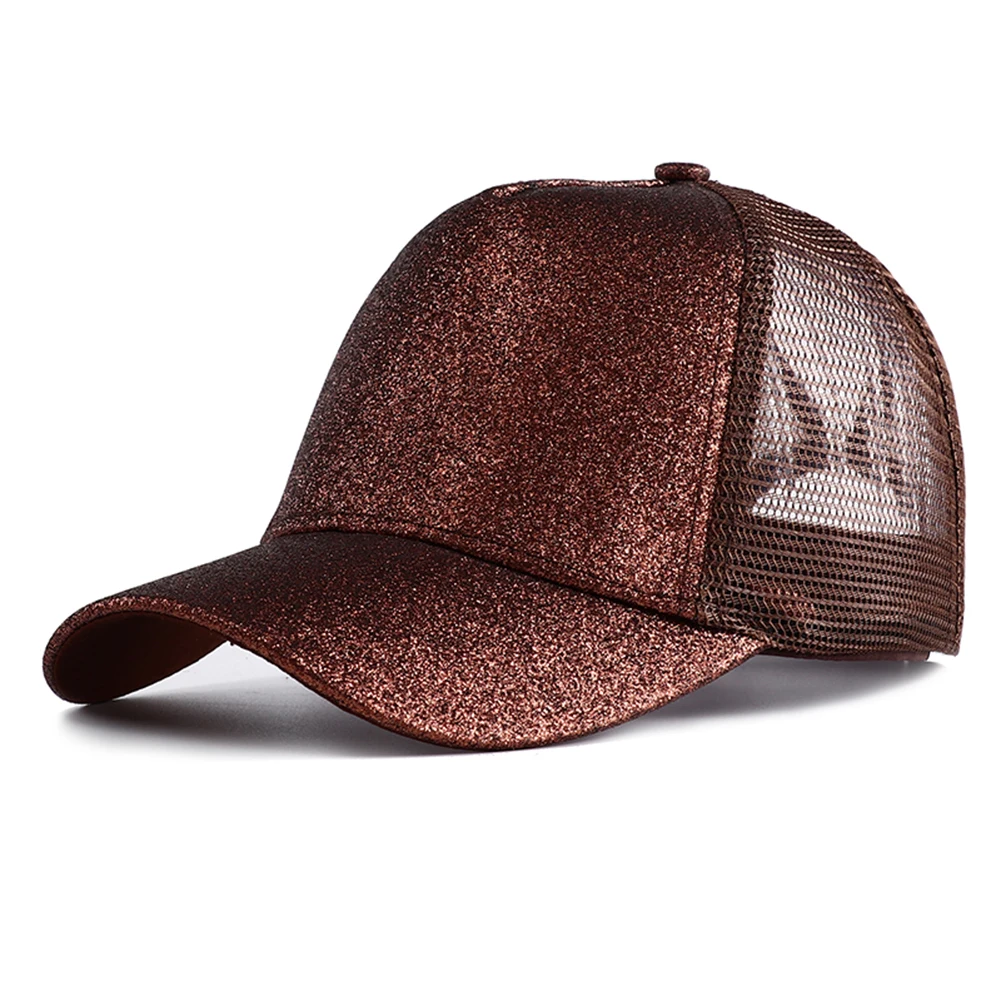 Summer Glitter High Ponytail Baseball Cap for Women - Uniqwear
