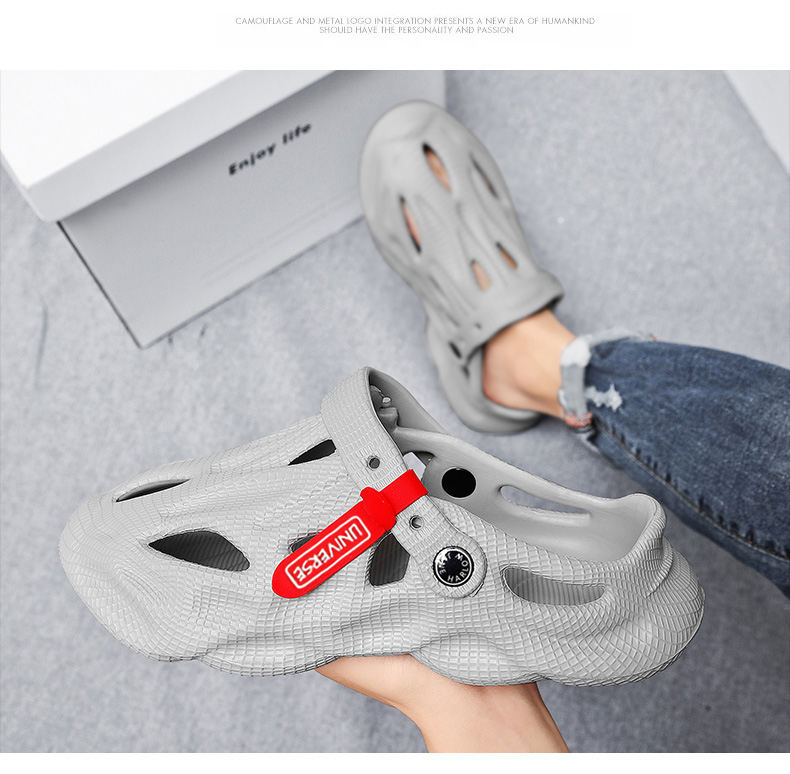 Summer Men Slippers Comfortable Platform Outdoor Sandals - Uniqwear