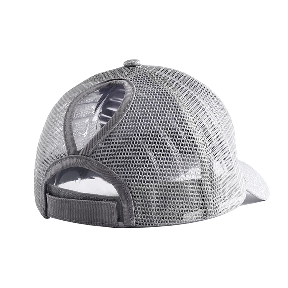 Summer Glitter High Ponytail Baseball Cap for Women - Uniqwear