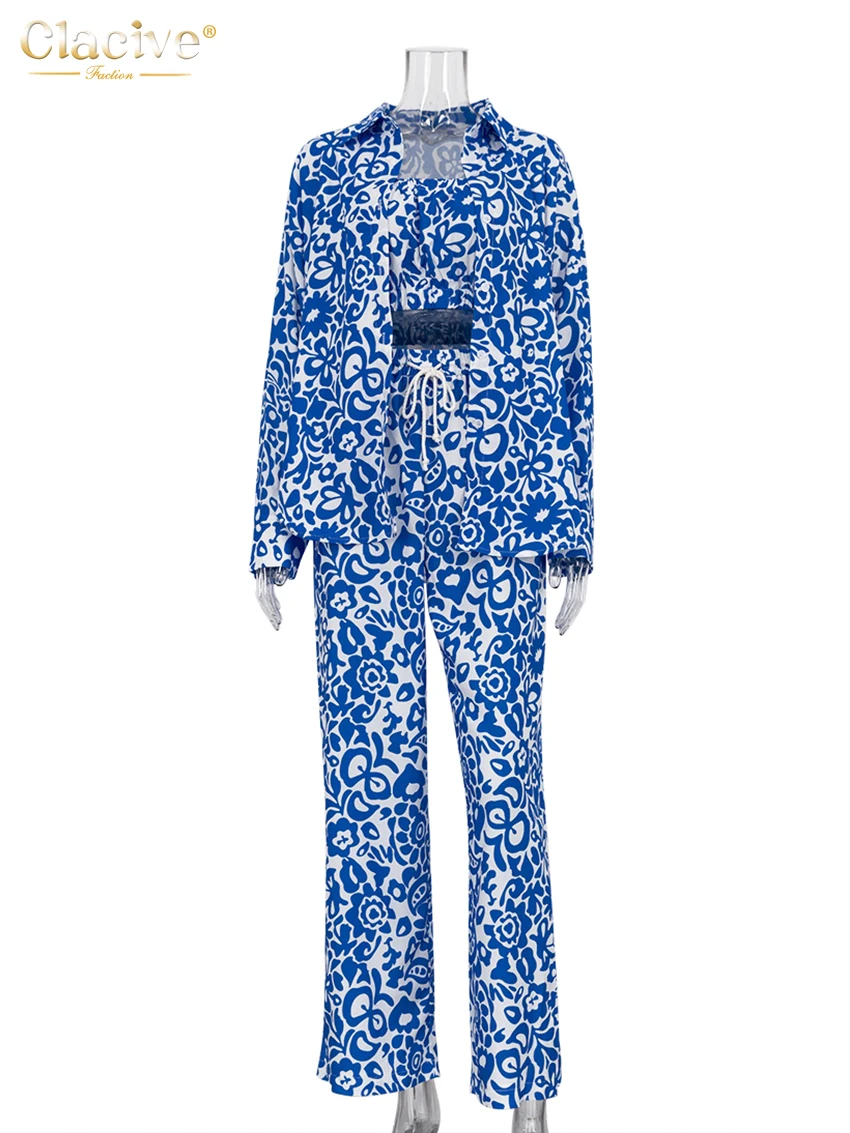 Fashion Loose Print 3 Piece Set Women - Uniqwear
