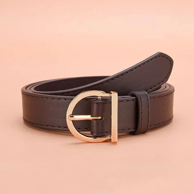 Women's Belt Fashion Pin Buckle Thin Soft Belt Women - Uniqwear