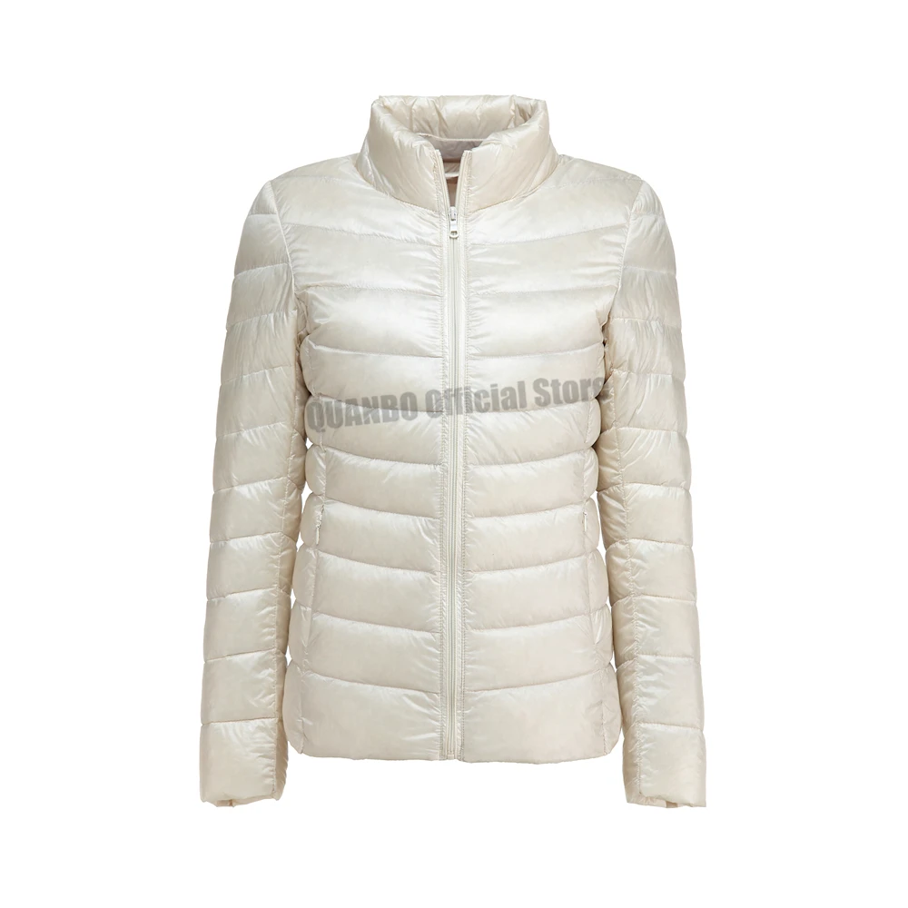 Women Spring Jacket Ultra Lightweight Packable Puffer - Uniqwear
