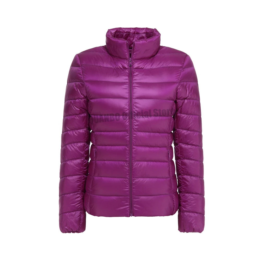 Women Spring Jacket Ultra Lightweight Packable Puffer - Uniqwear