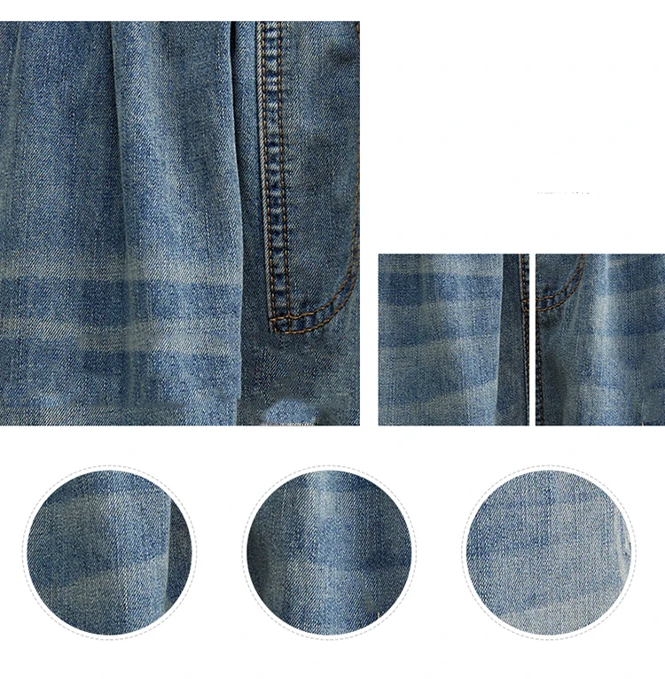 Cartoon Little Girl Embroidery Denim Jeans - Uniqwear