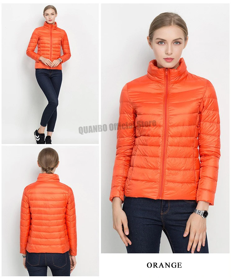 Women Spring Jacket Ultra Lightweight Packable Puffer - Uniqwear