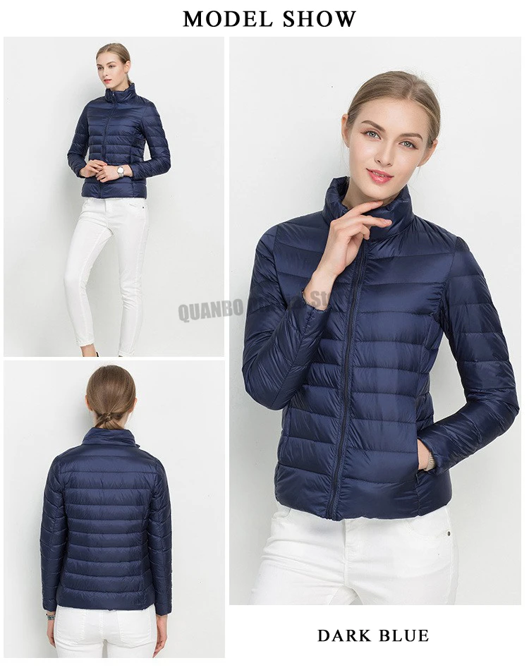 Women Spring Jacket Ultra Lightweight Packable Puffer - Uniqwear