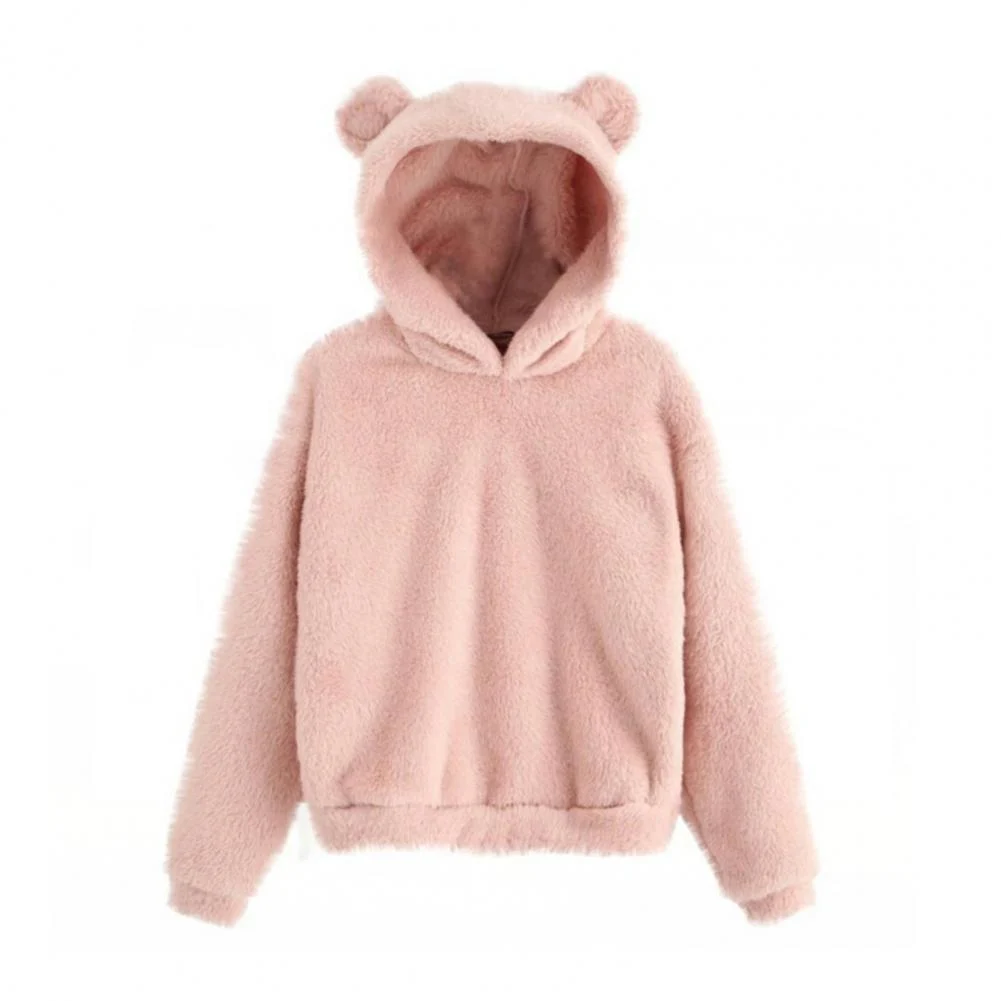 Women's Hoodies Winter Long Sleeve Rabbit Ear - Uniqwear