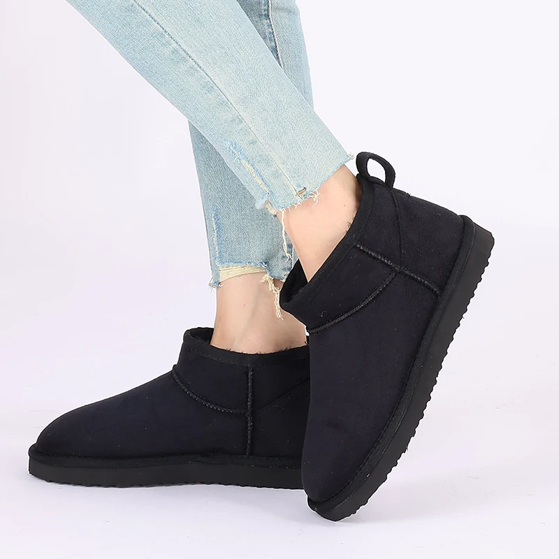 Women Cotton Boots Mini Fur Boots - Uniqwear