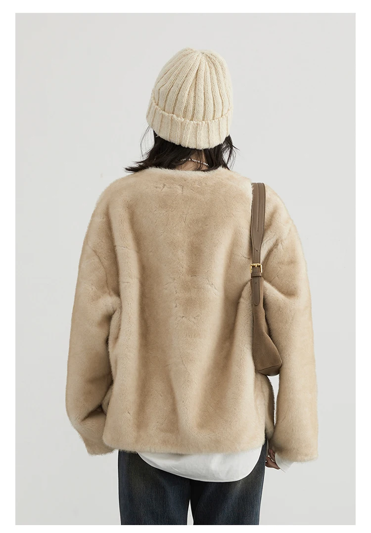 Women's Jacket Loose Casual Solid Overcoat - Uniqwear