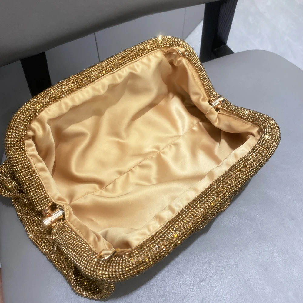 Shiny Rhinestones Handmade Evening Clutch Bags - Uniqwear
