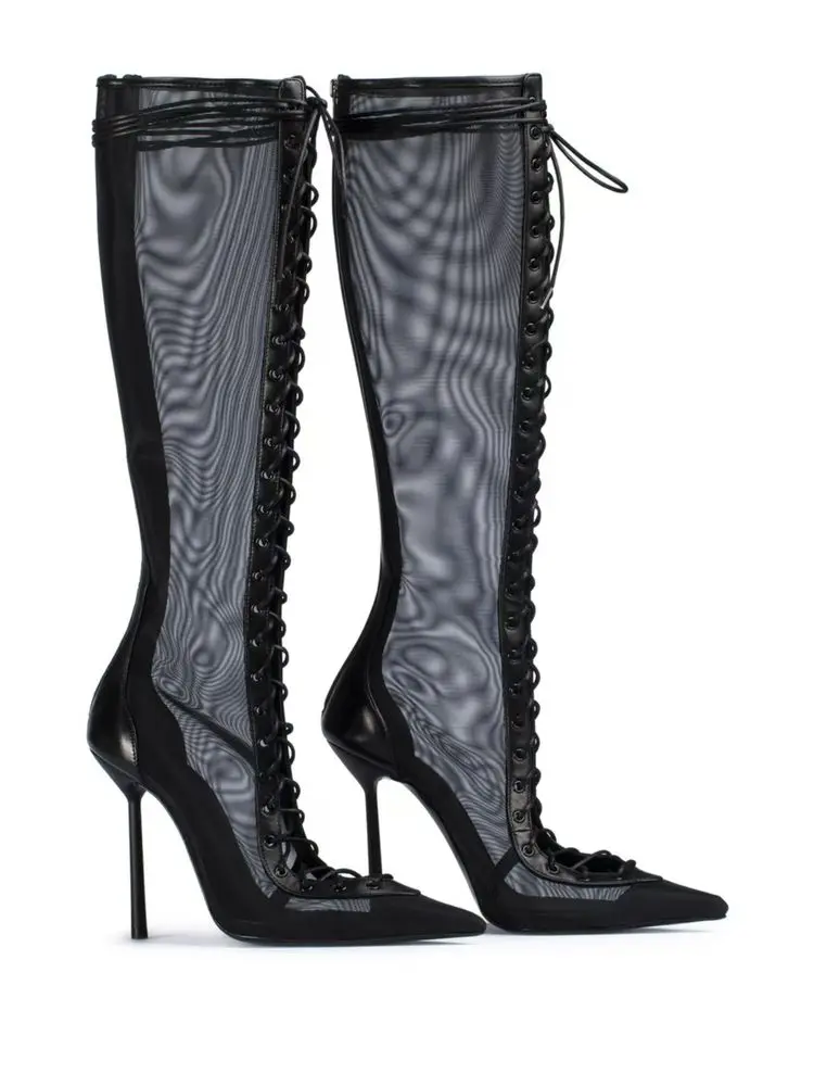 Spring/Summer New Lace Short Mesh Cool Boots - Uniqwear