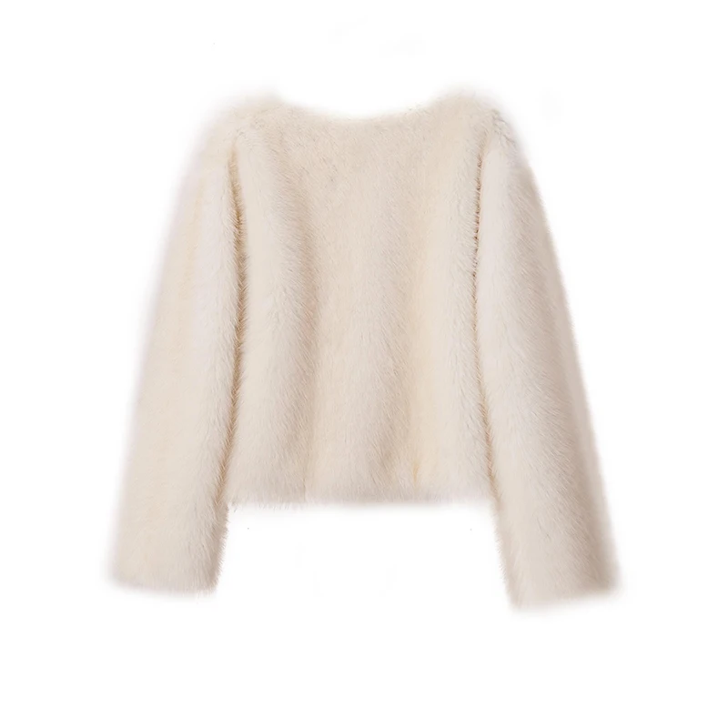 Iconic Street Fashion Week Cropped Faux Fur Coat - Uniqwear