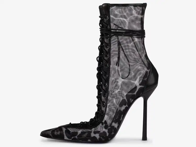 Spring/Summer New Lace Short Mesh Cool Boots - Uniqwear