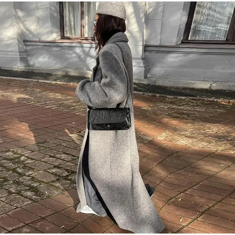 Fashion Turn Down Collar Coat Women - Uniqwear