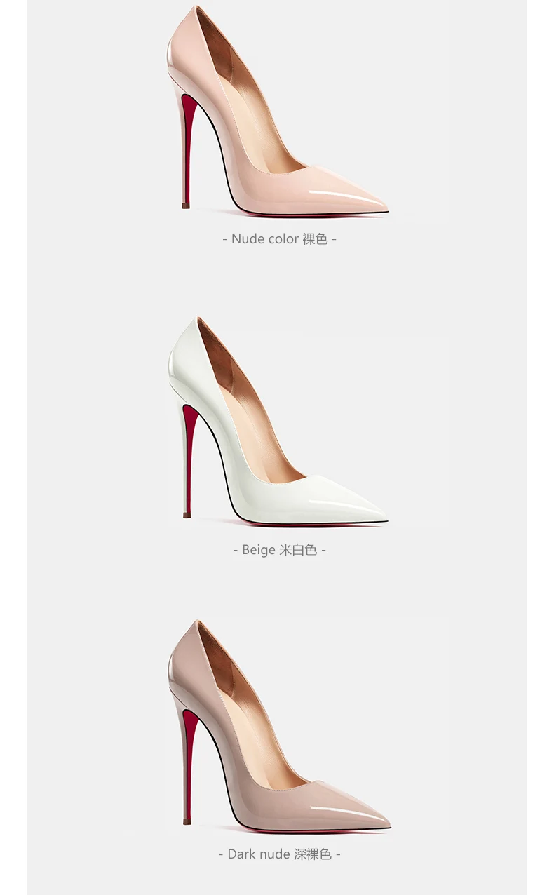 Genuine Leather Woman High Heels Elegant Stiletto - Uniqwear