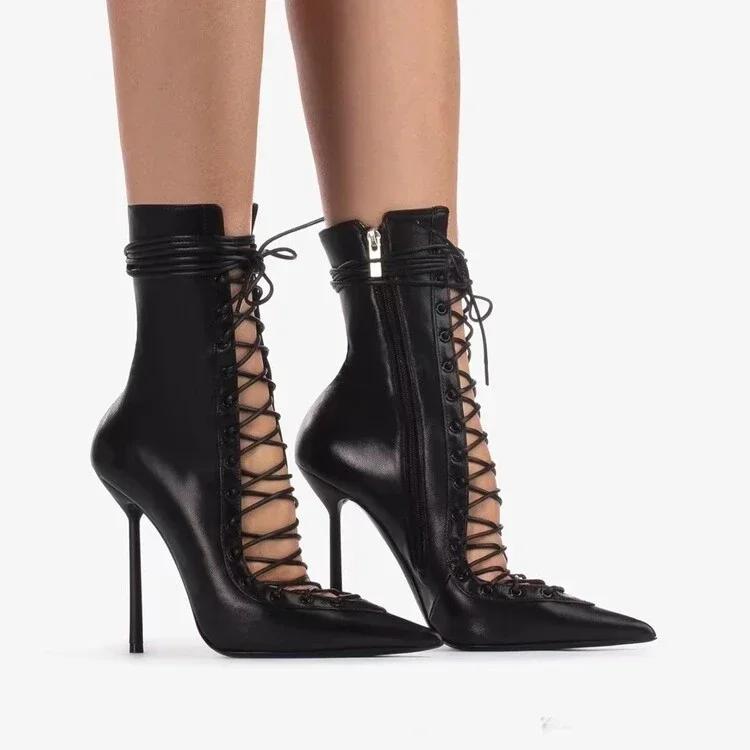Spring/Summer New Lace Short Mesh Cool Boots - Uniqwear