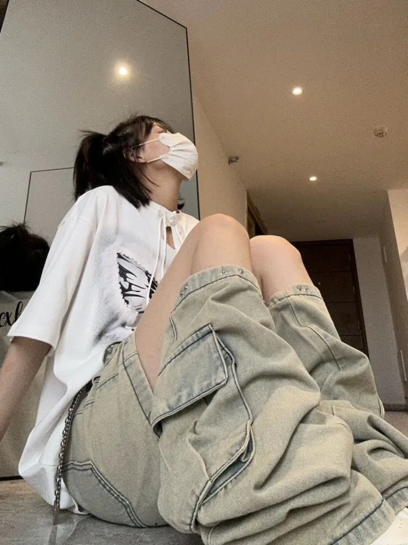 New Detachable Design Sense Tooling Jeans - Uniqwear