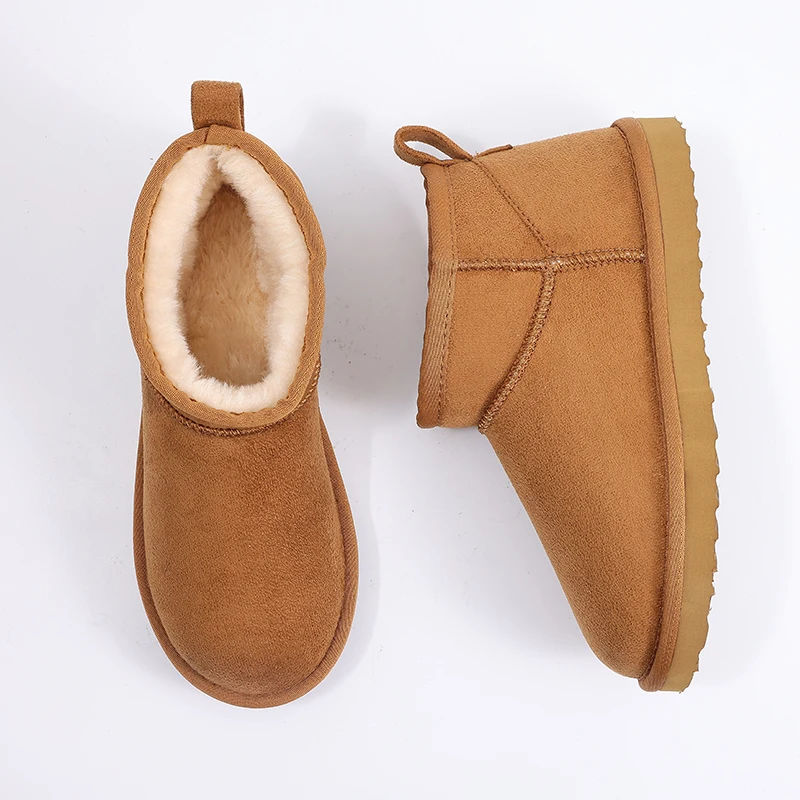 Women Cotton Boots Mini Fur Boots - Uniqwear