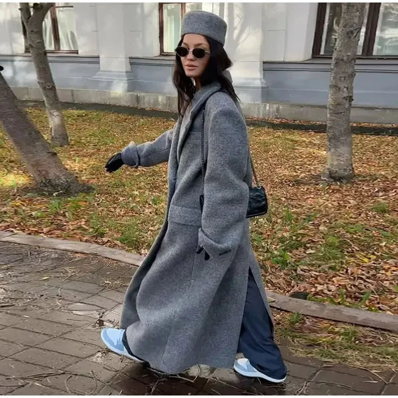 Fashion Turn Down Collar Coat Women - Uniqwear