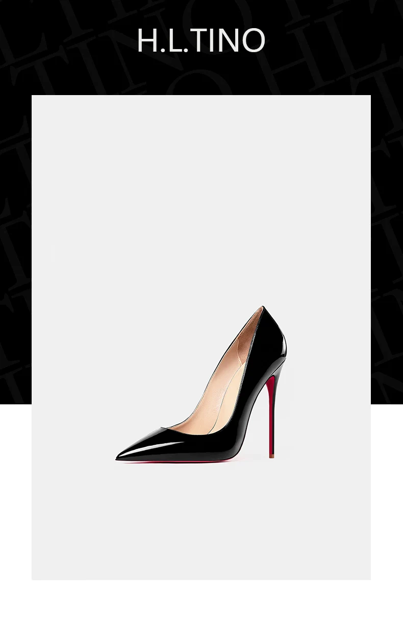 Genuine Leather Woman High Heels Elegant Stiletto - Uniqwear