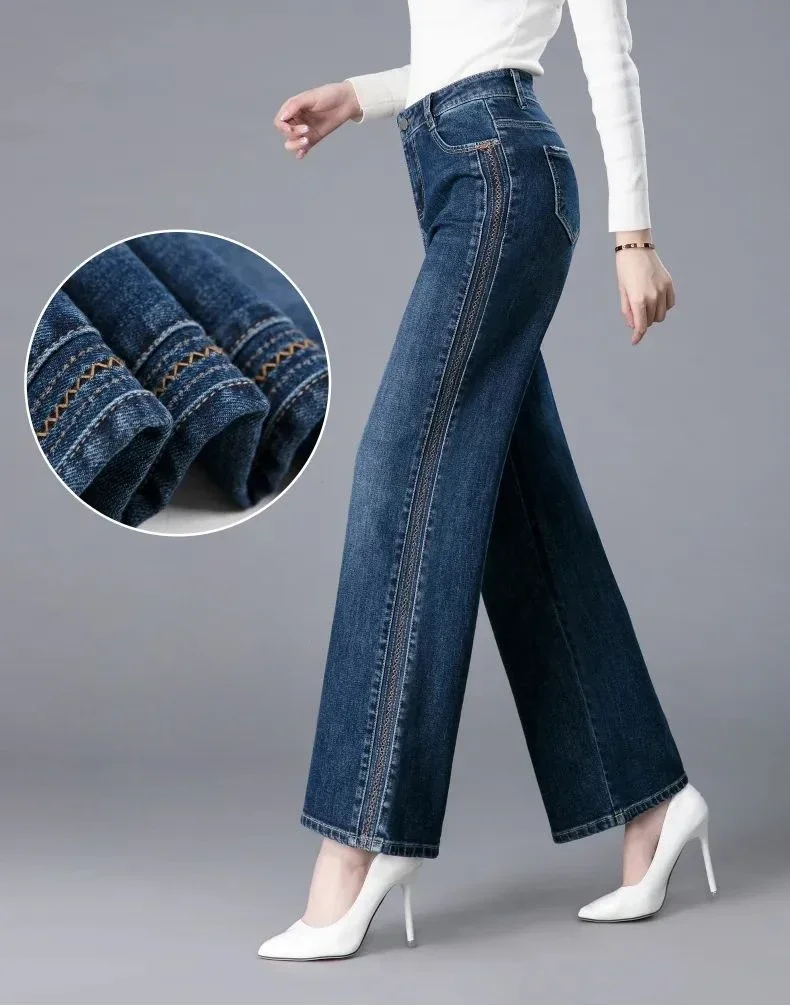 Trousers Wide Leg Cowboy Pants for Woman - Uniqwear