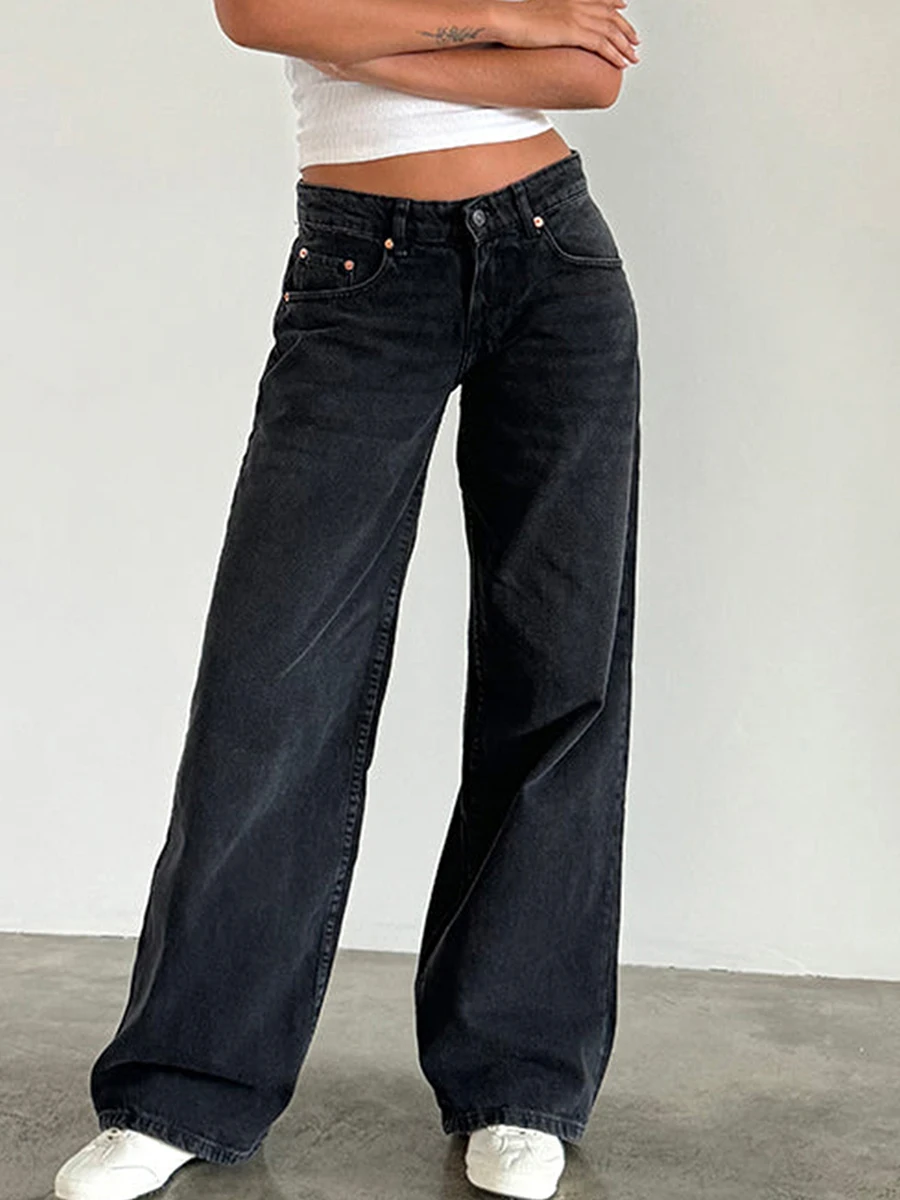 Baggy Jeans for Women Trendy Low Rise - Uniqwear