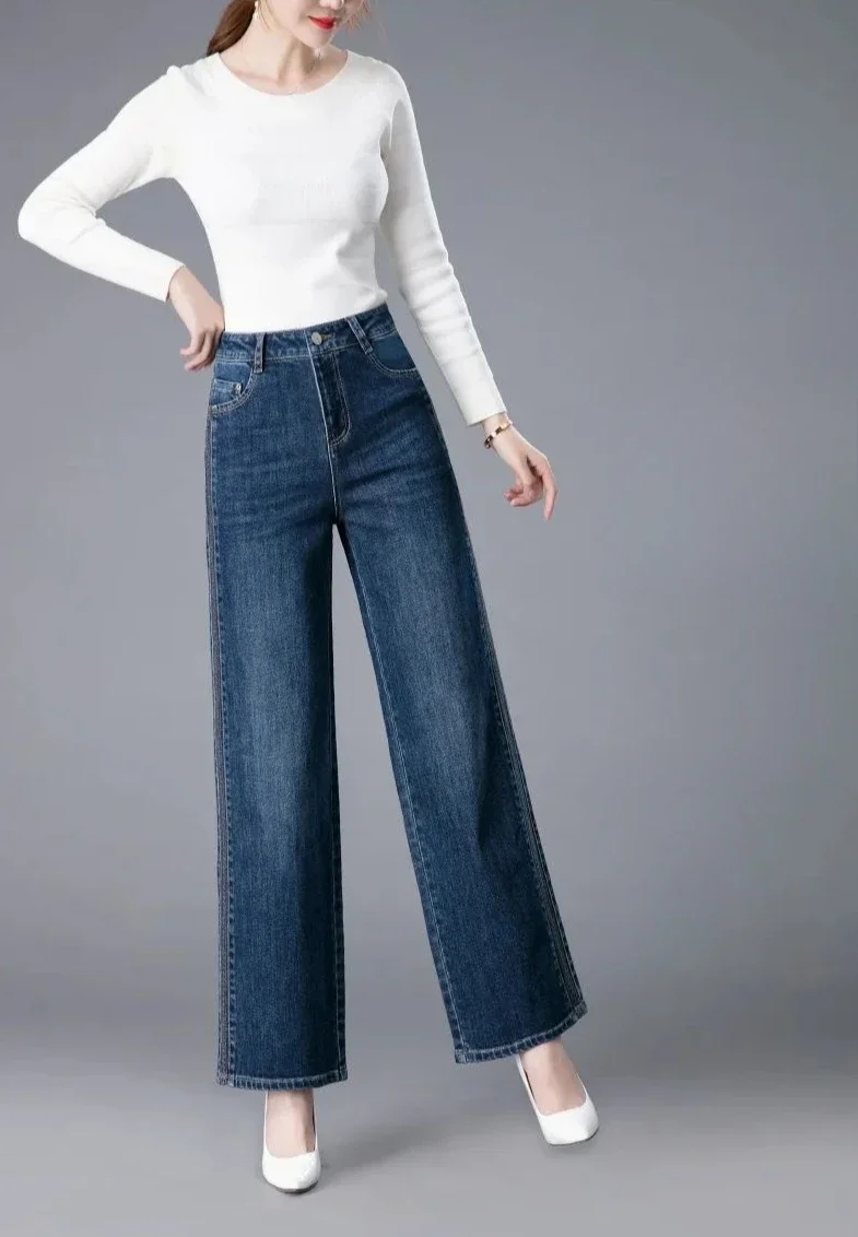 Trousers Wide Leg Cowboy Pants for Woman - Uniqwear