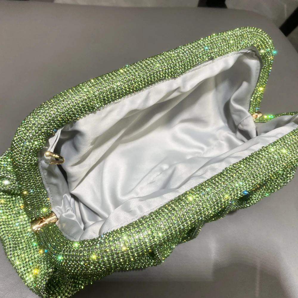 Shiny Rhinestones Handmade Evening Clutch Bags - Uniqwear