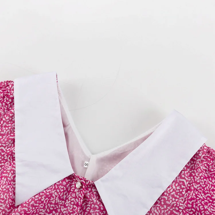 V-Neck Printed Fashion Mini Dress For Women - Uniqwear