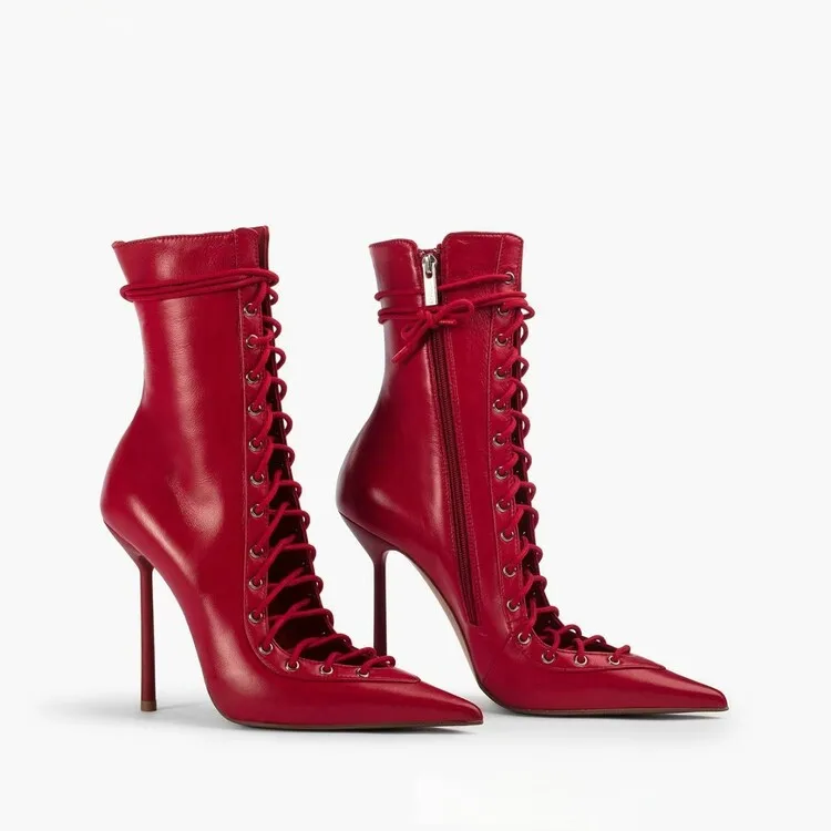 Spring/Summer New Lace Short Mesh Cool Boots - Uniqwear