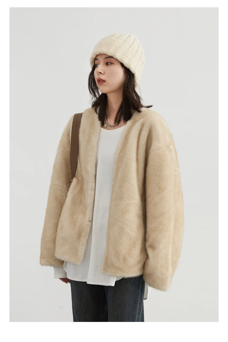 Women's Jacket Loose Casual Solid Overcoat - Uniqwear