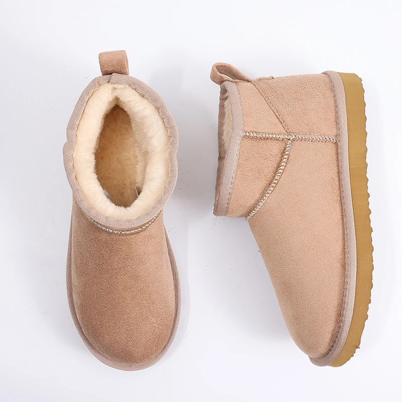 Women Cotton Boots Mini Fur Boots - Uniqwear
