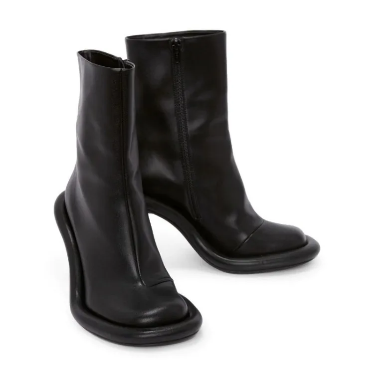 New Blue Denim Short Boots - Uniqwear