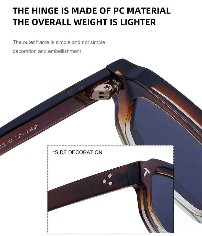 Polarized Small Square Sunglasses Men Women - Uniqwear