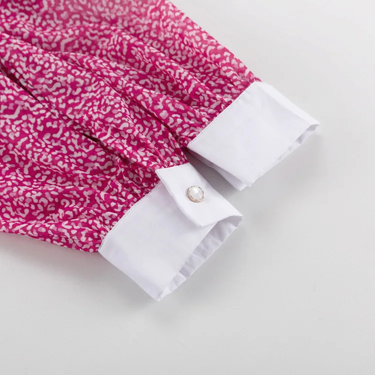V-Neck Printed Fashion Mini Dress For Women - Uniqwear
