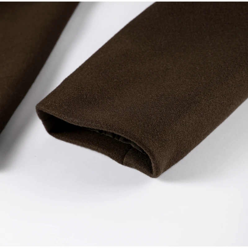 Casual Solid Double-Breasted Long Coats Women - Uniqwear