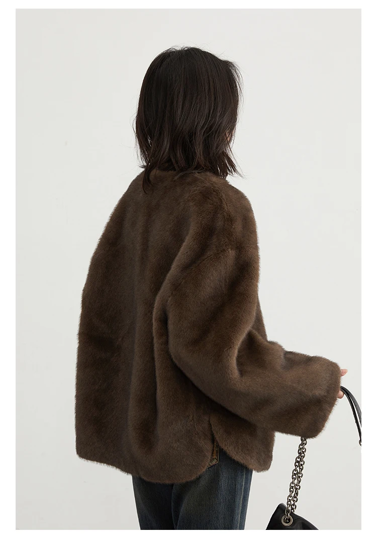 Women's Jacket Loose Casual Solid Overcoat - Uniqwear